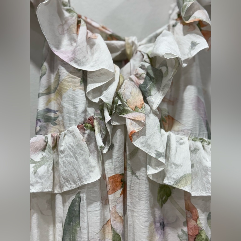Floral Ruffle Dress - Picture 11 of 13